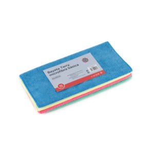 Pla Baieta 30x40 Microfibra Bla  Rosa Verd
