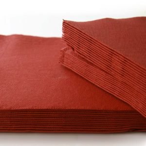 Tovallo  40X40 P&P Vermell  50 Unitats Paquet