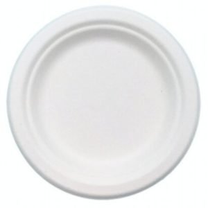 Plat Canya De Sucre 22,5 Cm 50 Unitats Paquet