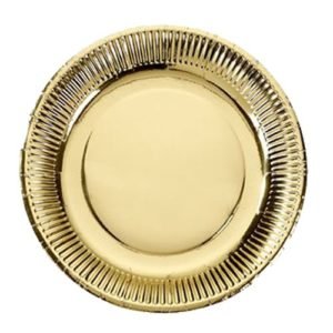 Plat Cartro 19 Cm Color Daurat 6 Unitats Paquet